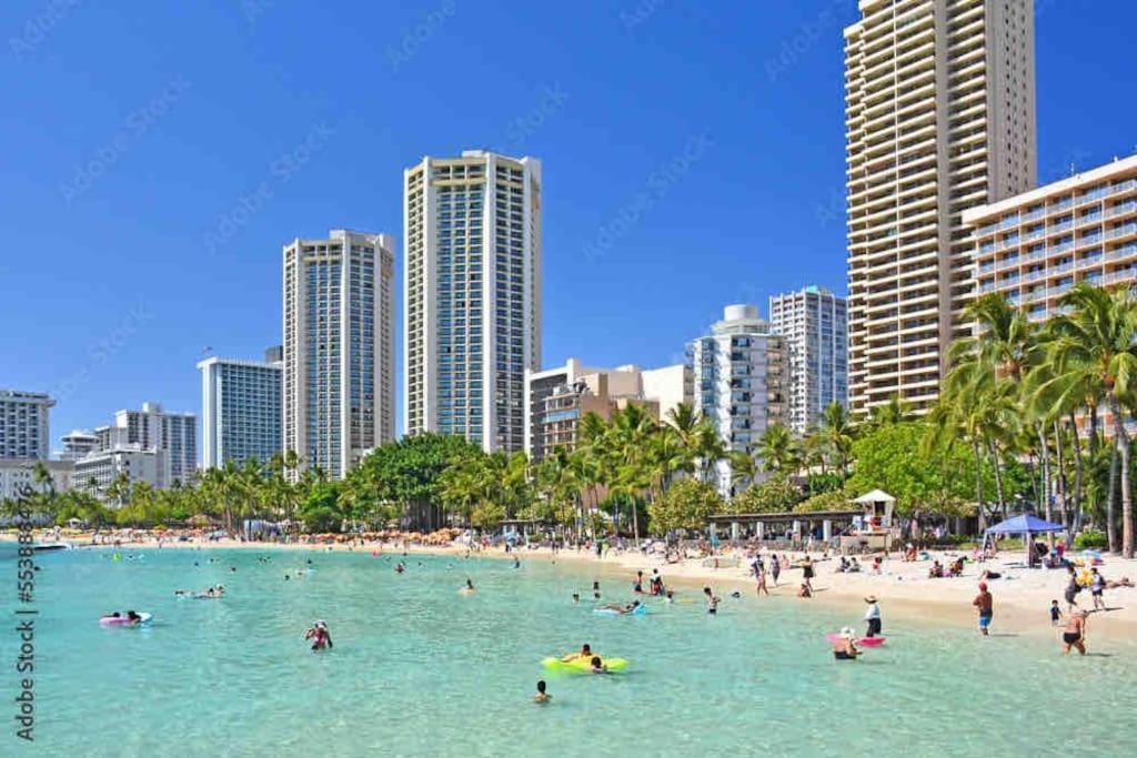 Seashore Waikiki Studio 1 Block From A Beach No Resort Fees Honolulu Zewnętrze zdjęcie